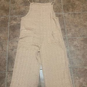 Mesh Tank Top Jumpsuit